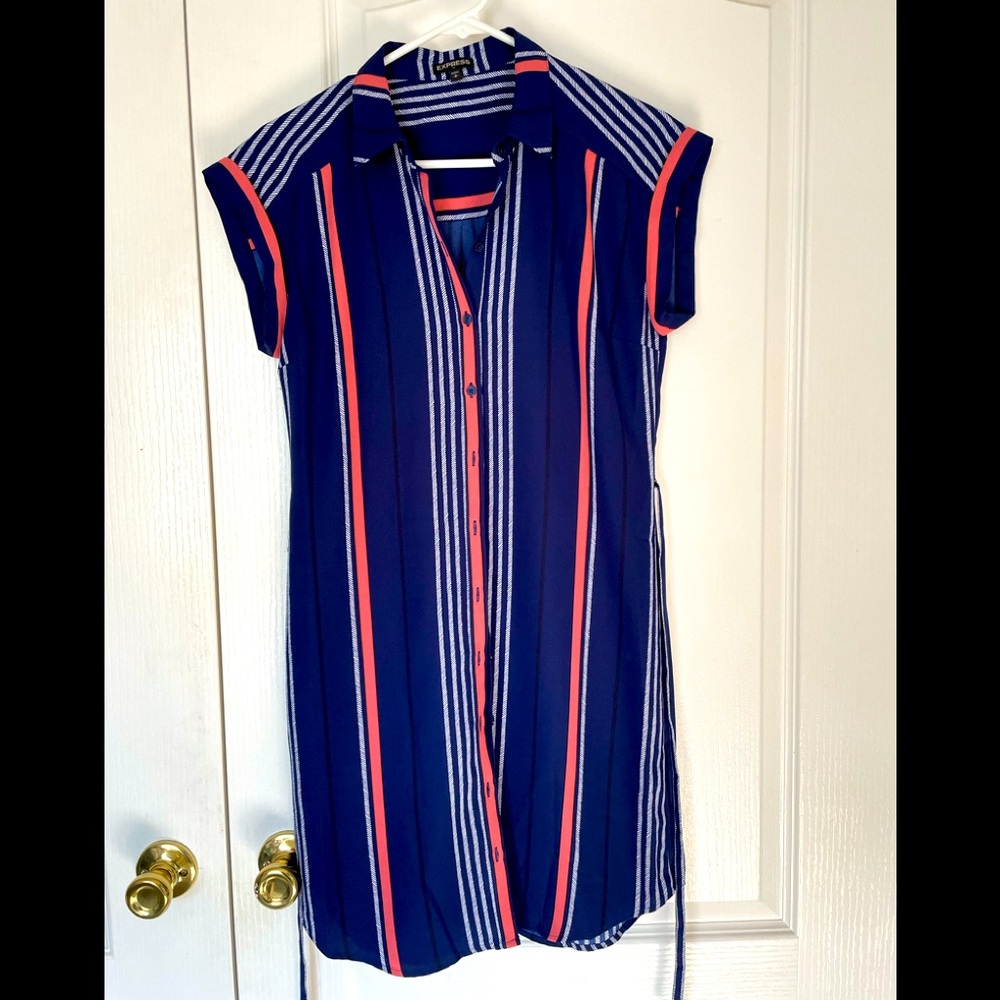 Express Striped Tshirt Dress